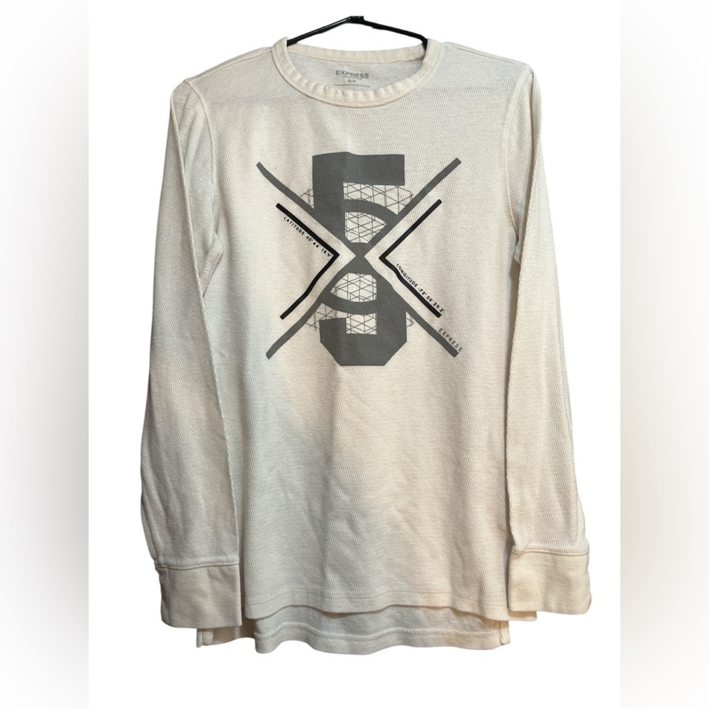 Men’s Express Cream Thermal Long Sleeve Shirt
